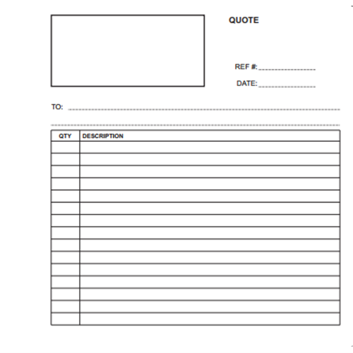 Allbiz Quotation Book Book Carbonless Duplicate 1